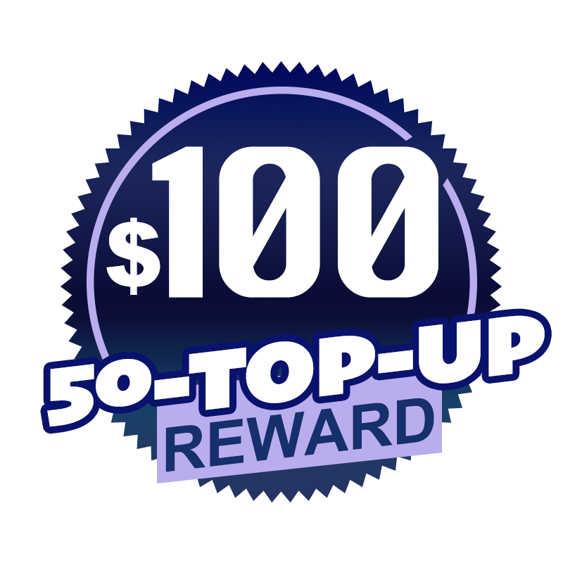 50 top-ups badge
