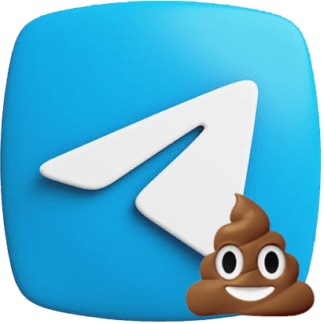 Telegram Reactions + Views [Pile of Poo]