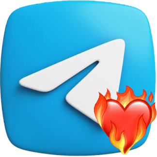 Telegram Reactions + Views[Heart on fire]