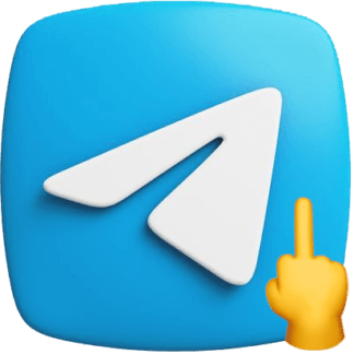 Telegram Reactions + Views [Middle Finger]