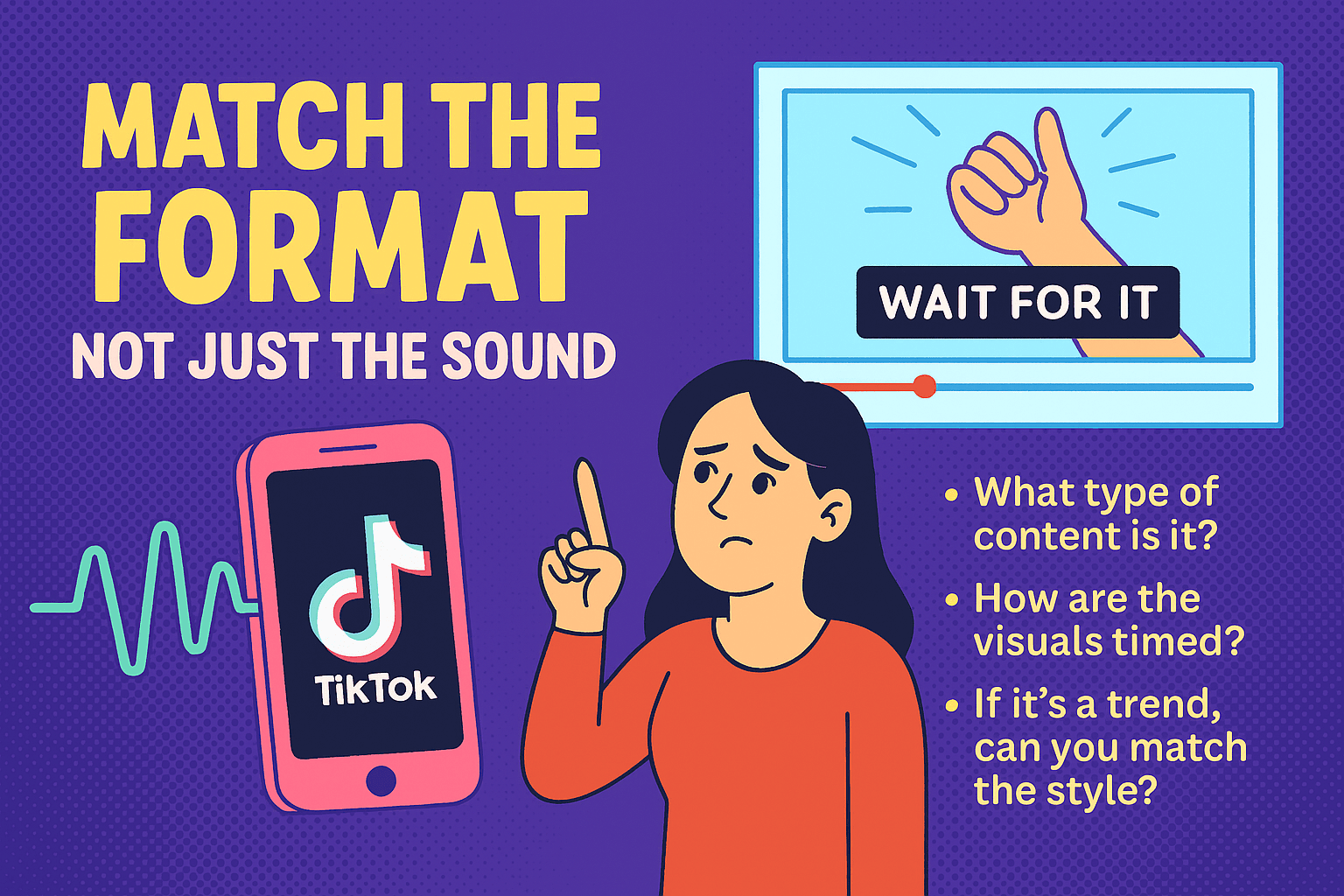 tiktok music trends, What type of content does this sound support? Is it about storytelling, humor, transformation, or something else? How does the timing hit with the visual hook?