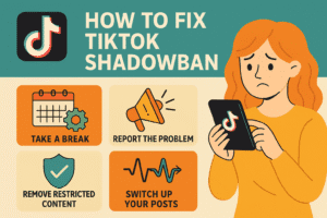 TikTok shadowban infographic 2025