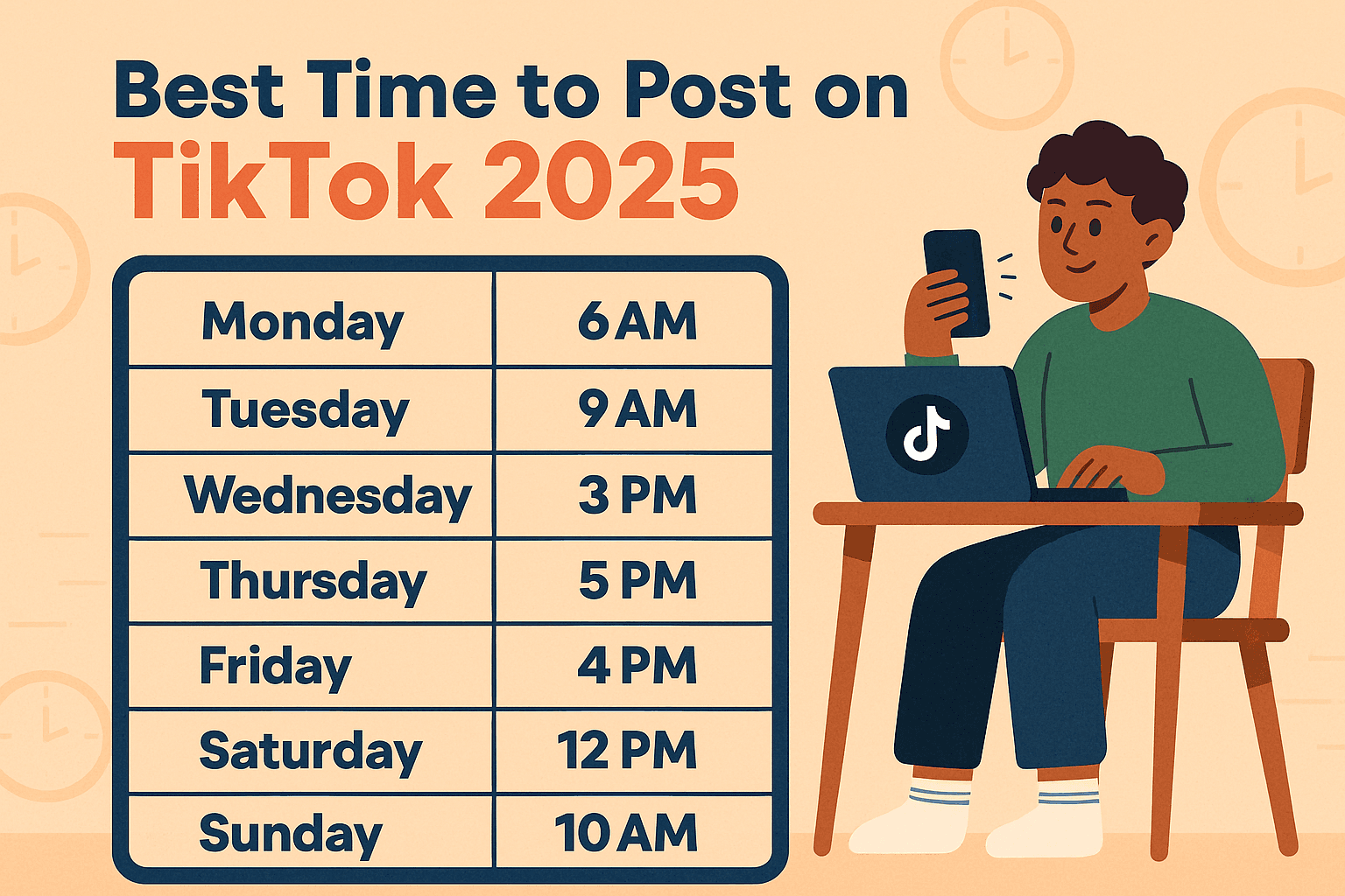Best time to post on TikTok 2025