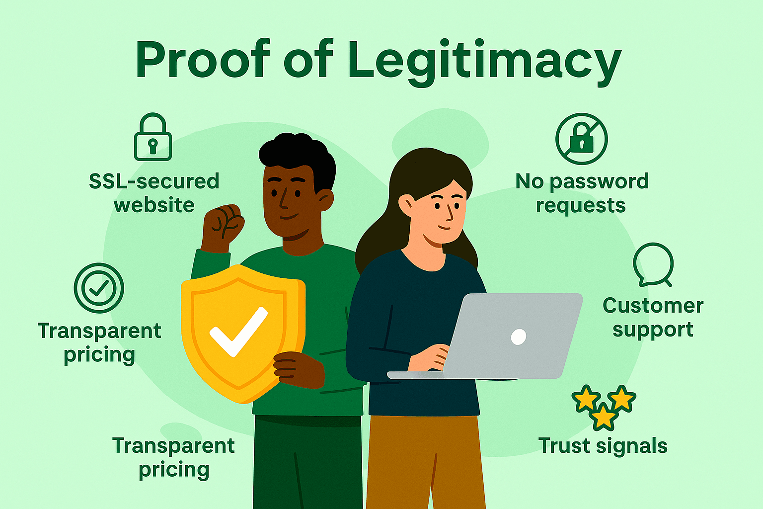 Proof of Legitimacy for SMMNut services