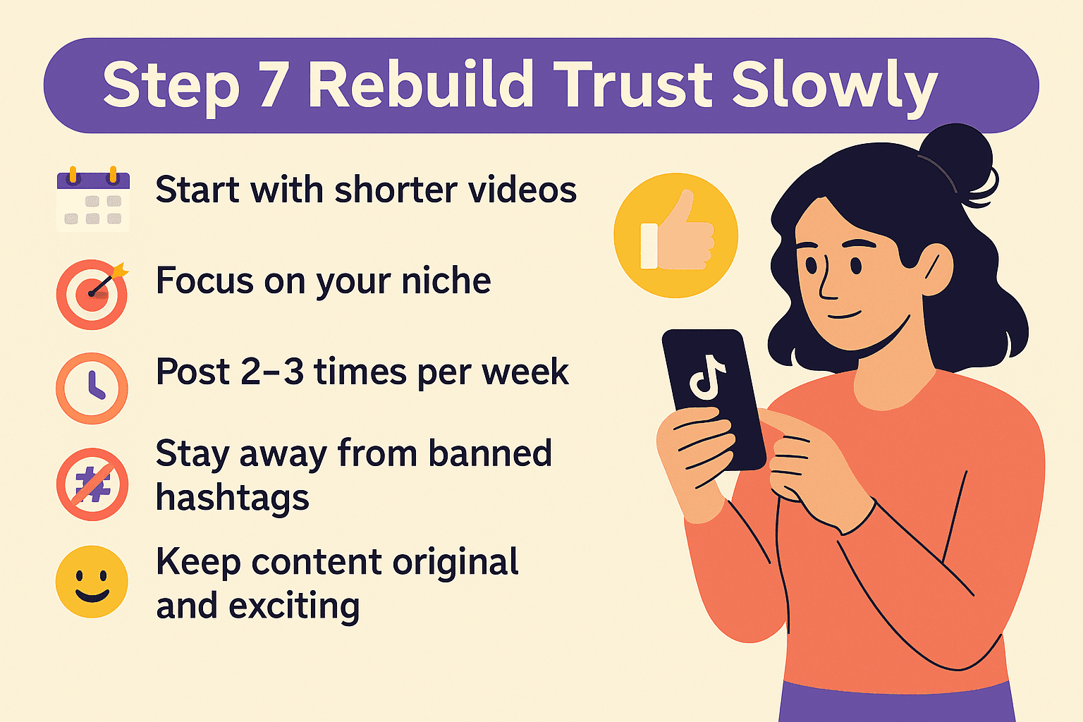 image content is Rebuild tiktok Trust