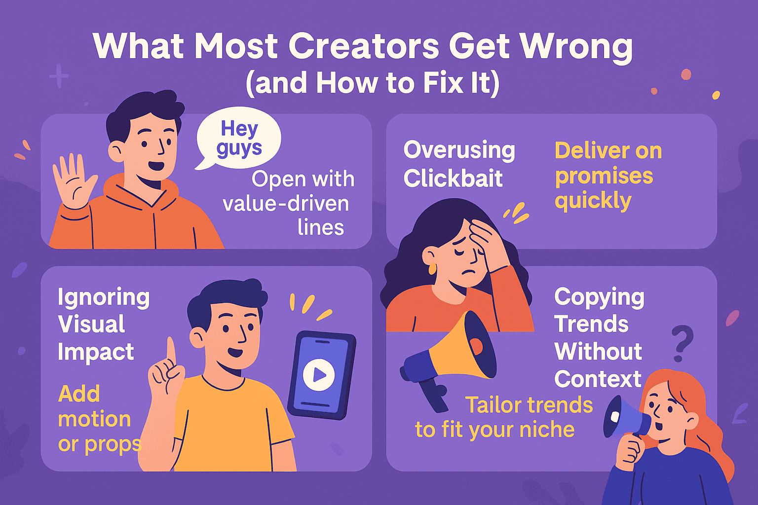 What Most Creators Get Wrong (and How to Fix It)