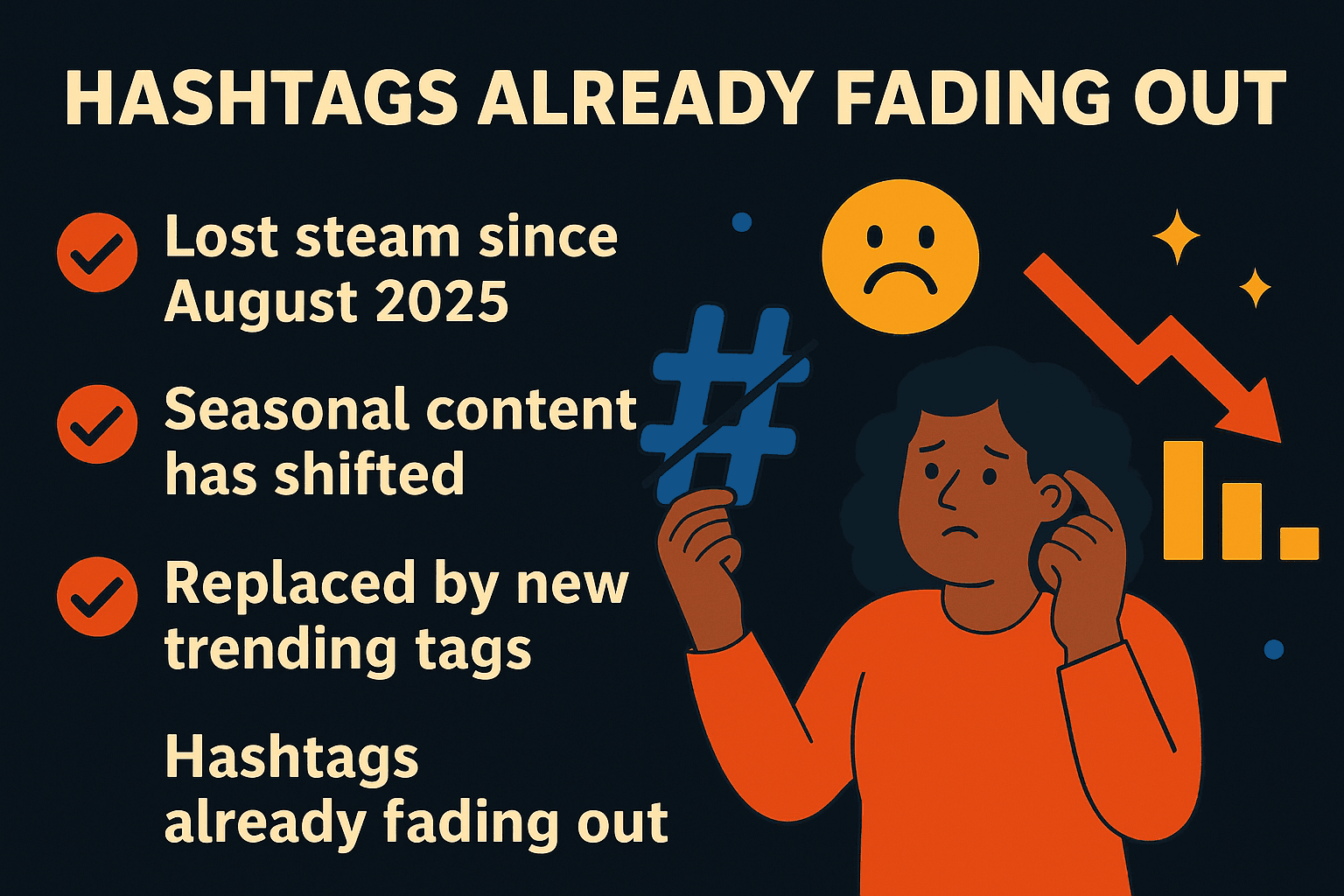 Which Hashtags Are Already Fading Out