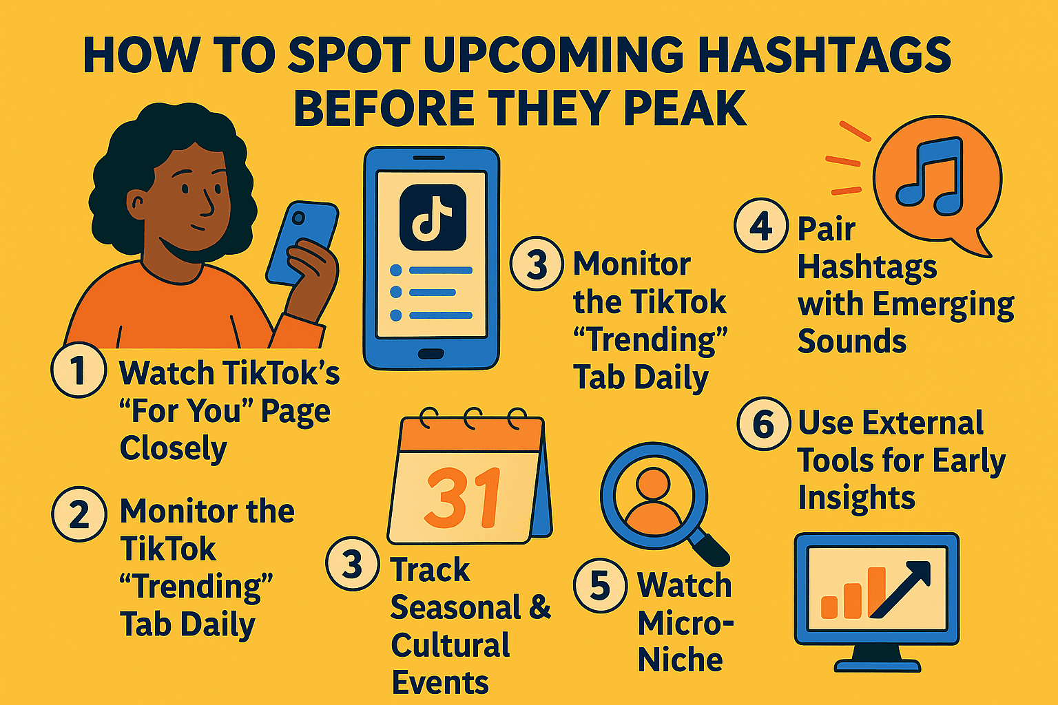 How to Spot Upcoming Hashtags Before They Peak