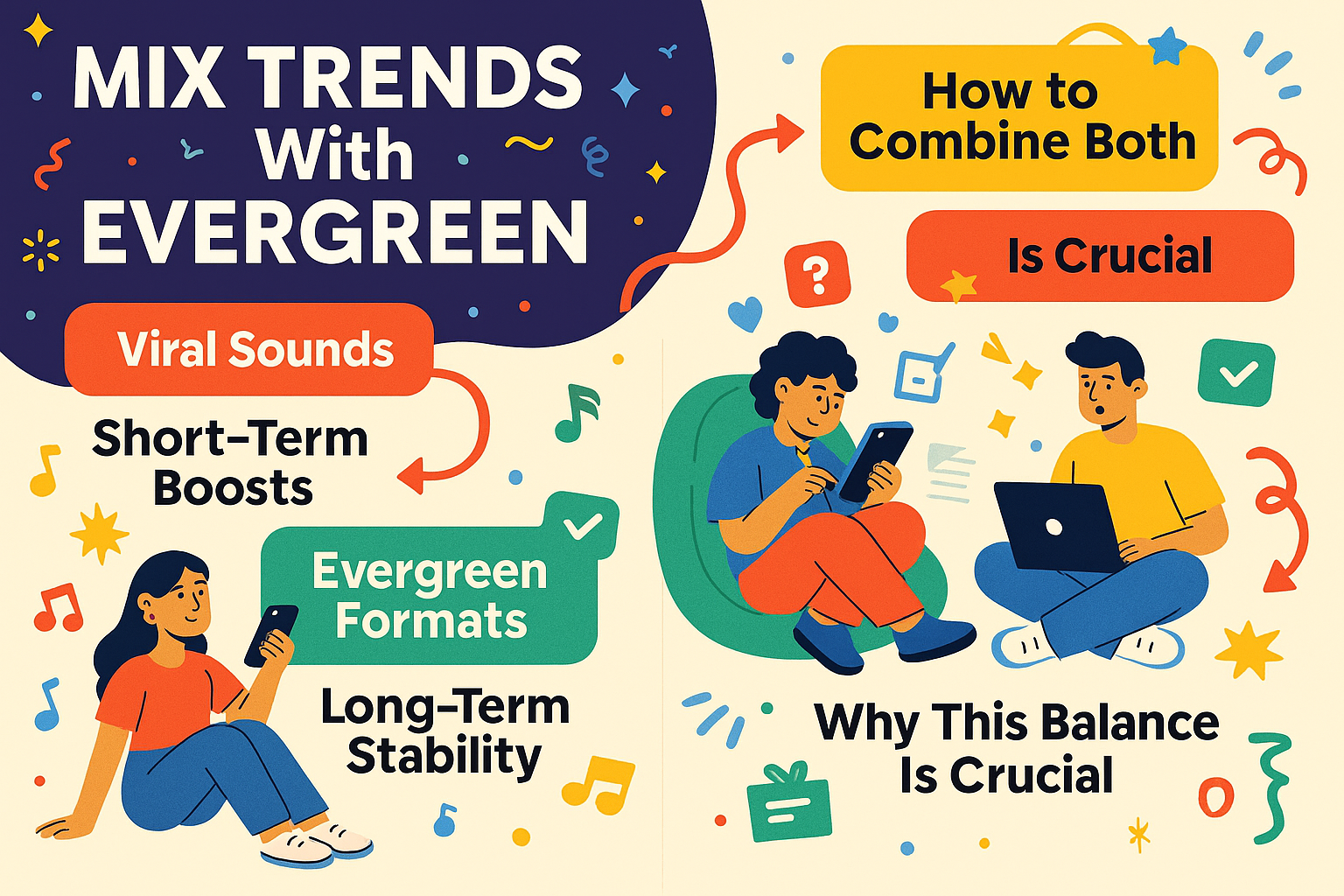 Mix Trends With Evergreen
