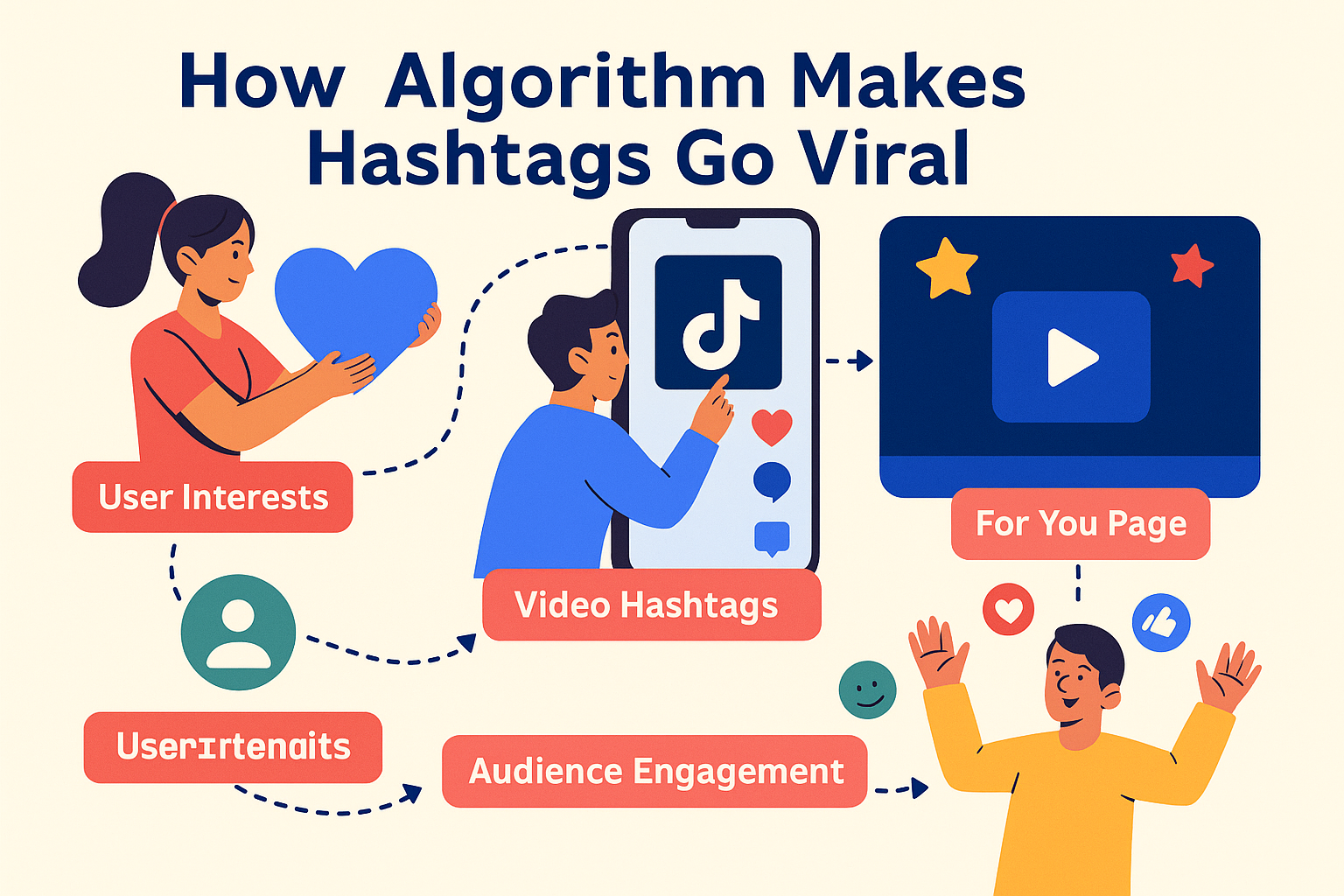 How TikTok Algorithm Turns Hashtags Into Virality