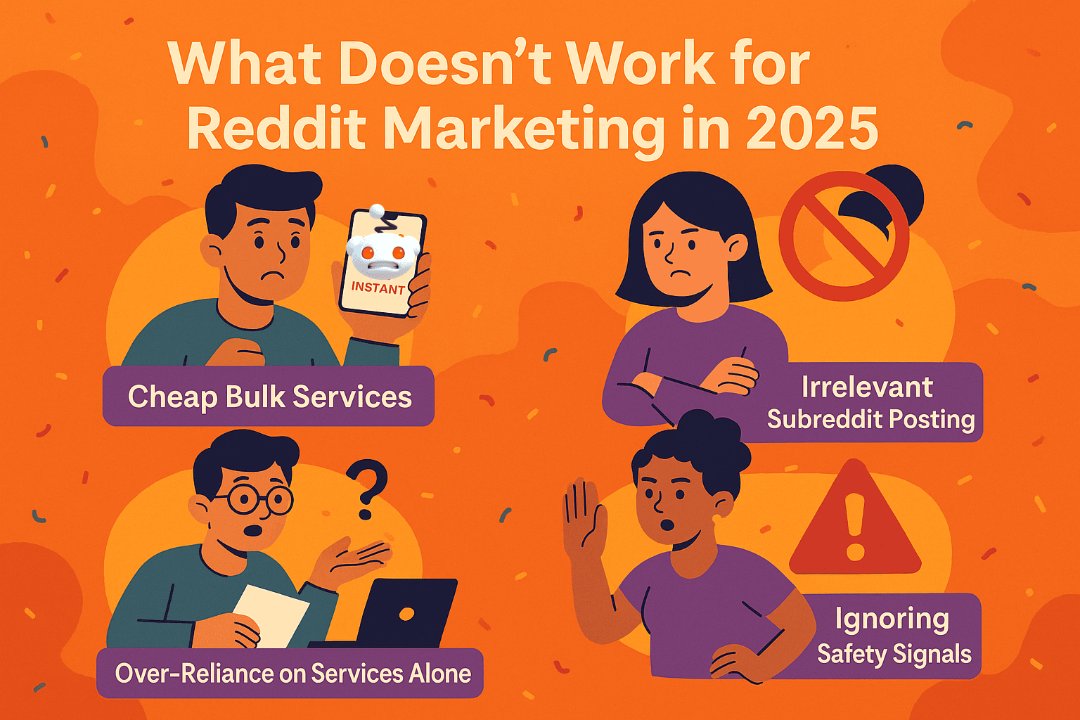 What Doesn’t Work in Reddit Marketing