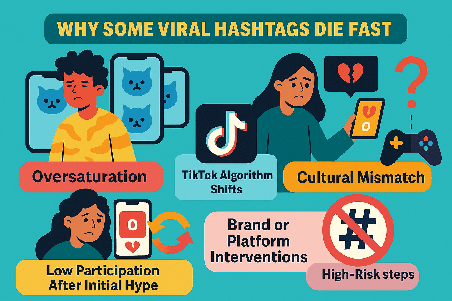 Why Some Viral Hashtags Die Fast