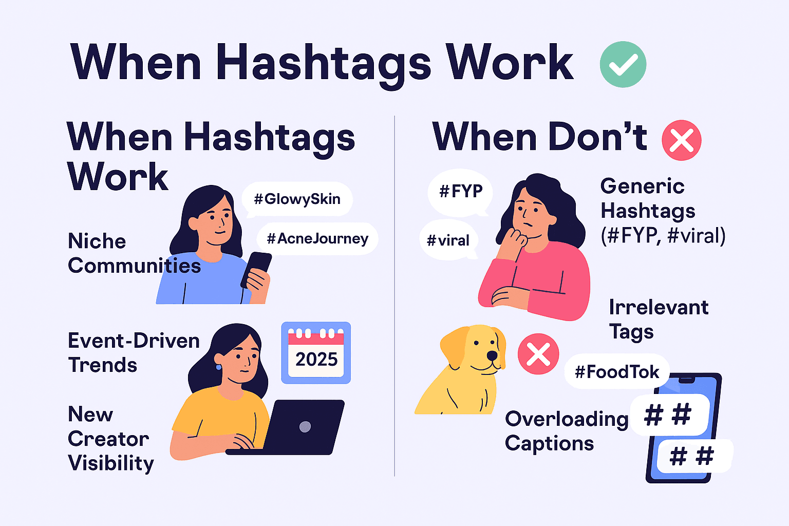 When Hashtags Work vs When They Don’t
