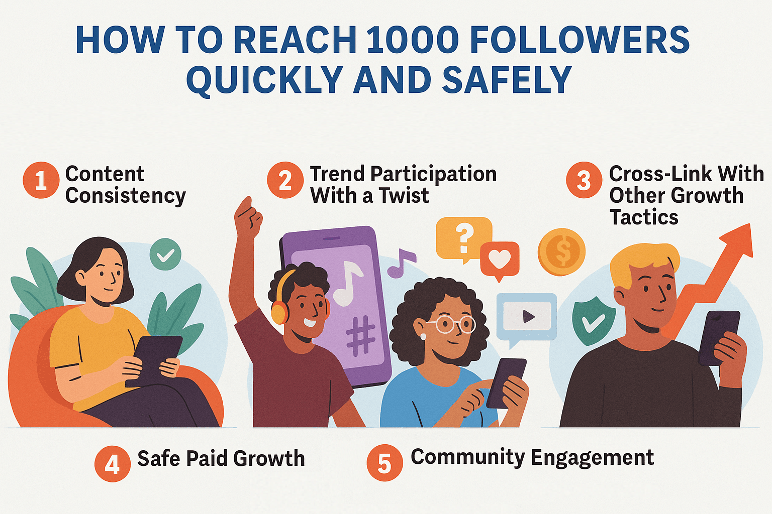 How to Reach 1000 TikTok Followers Quickly and Safely