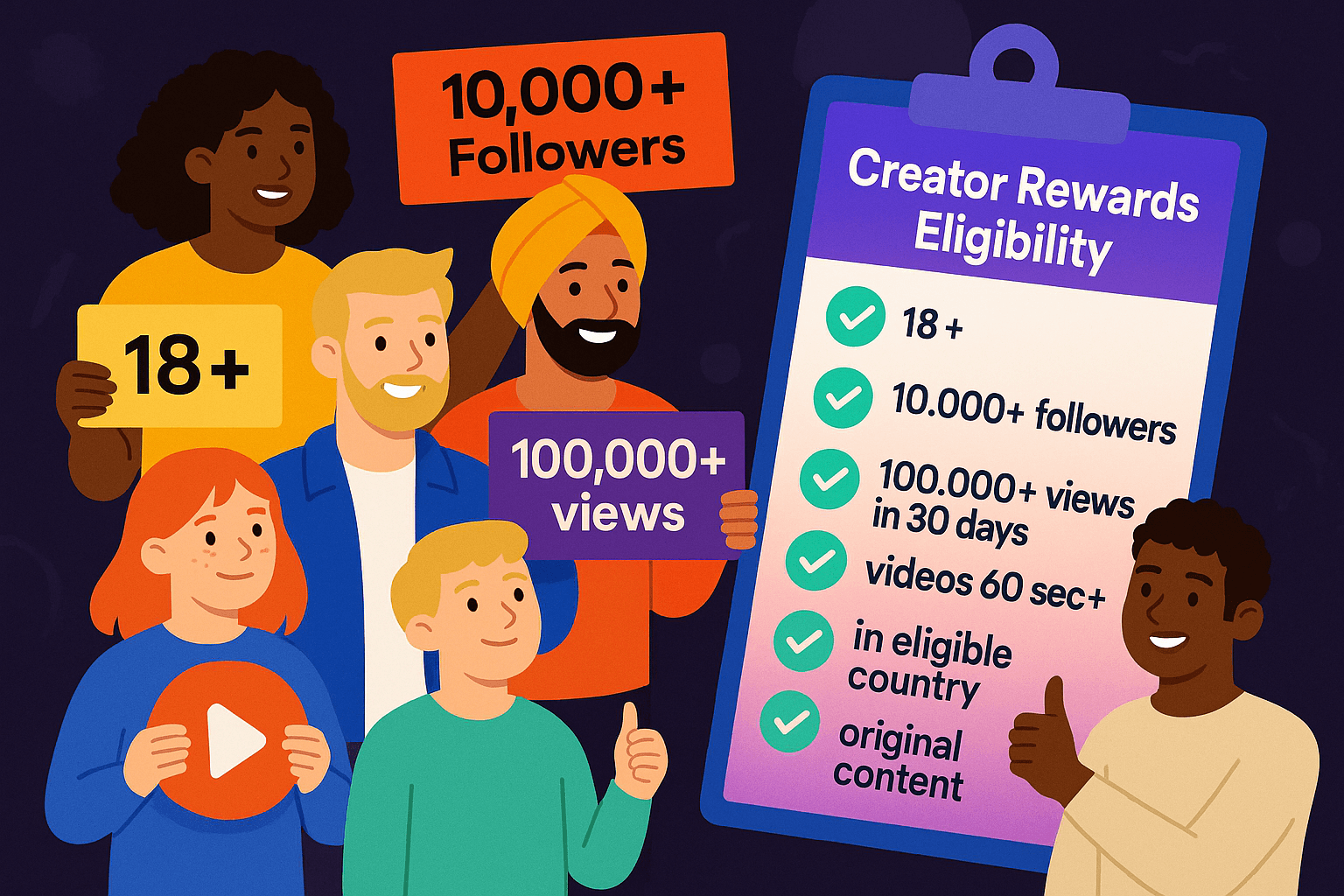 Eligibility Requirements for Creator Rewards
