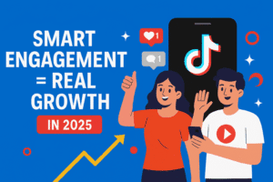 Image about smart way to buy TikTok engagement with no risk and helpful on your tiktok growth