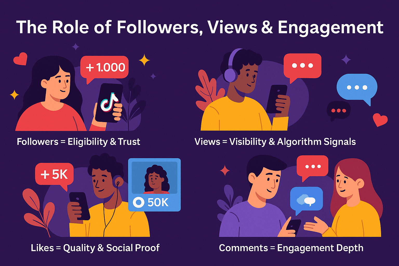 The Role of Followers, Views & Engagement