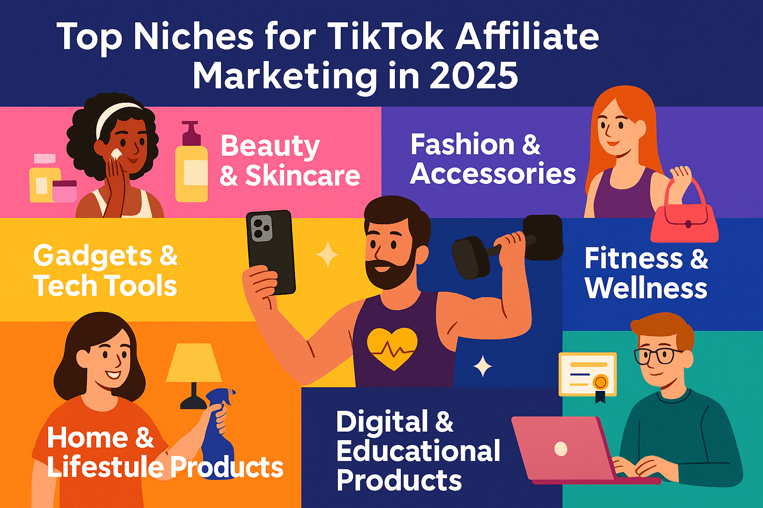 Top Niches for TikTok Affiliate Marketing in 2025