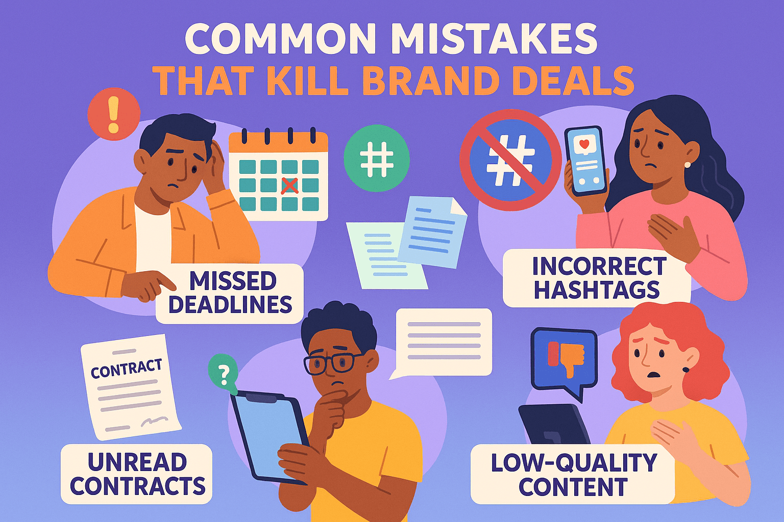 Common Mistakes That Kill Brand Deals