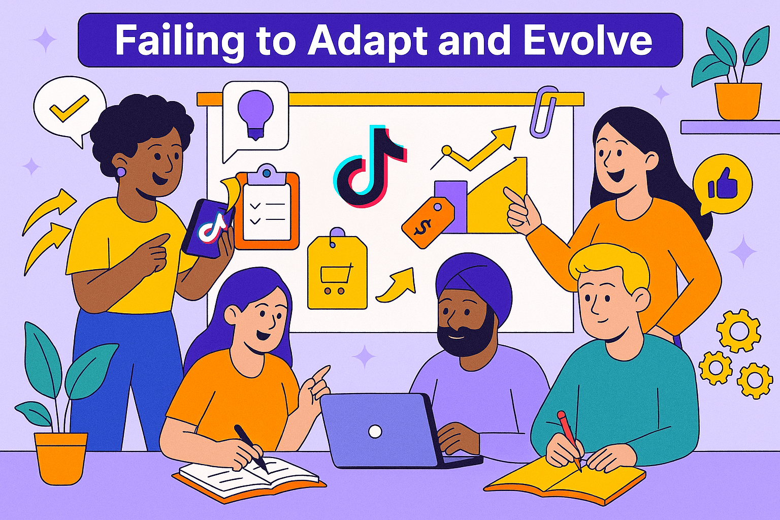 tiktok shop mistakes: Failing to Adapt and Evolve