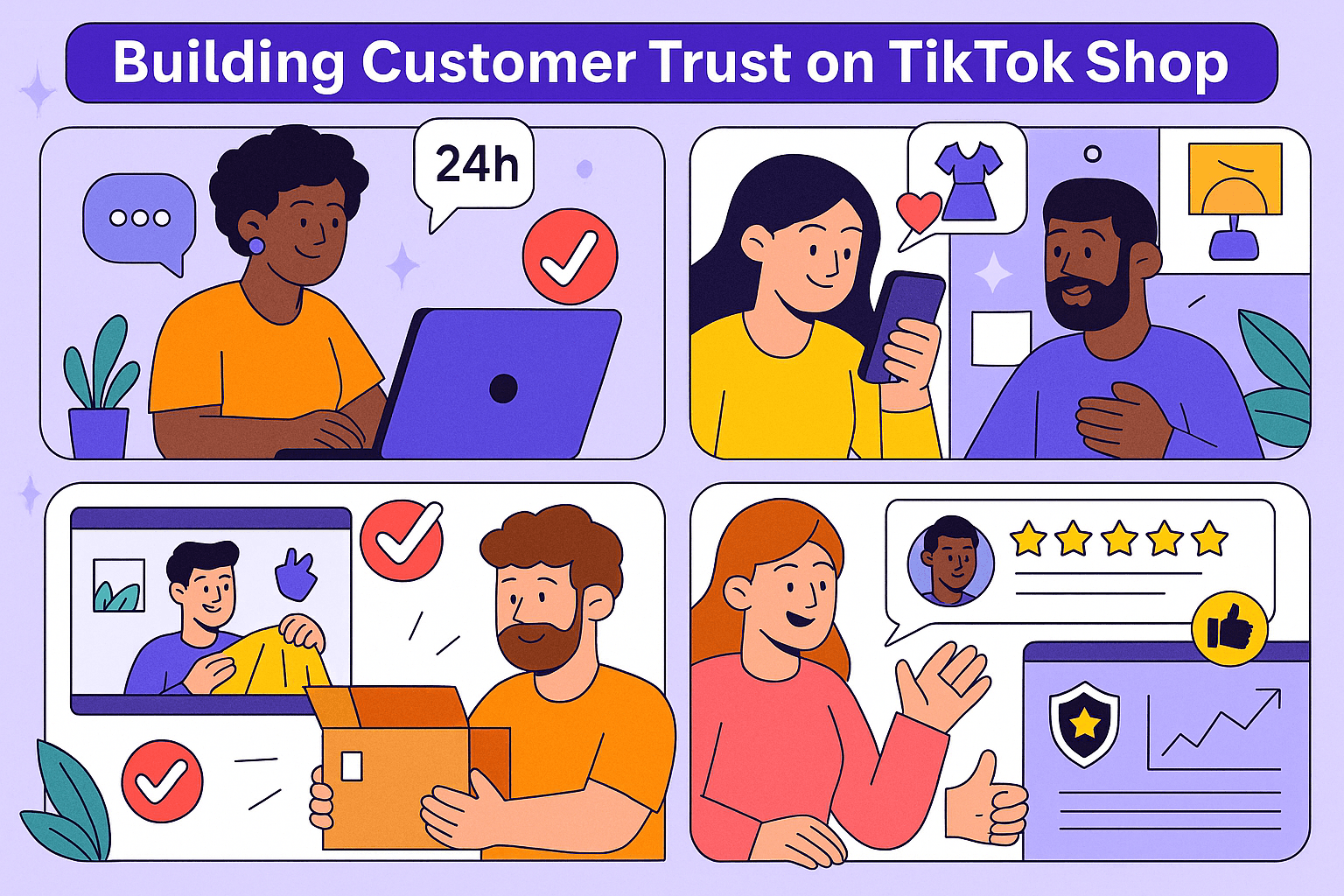 tiktok shop mistakes: Failing to Build Customer Trust