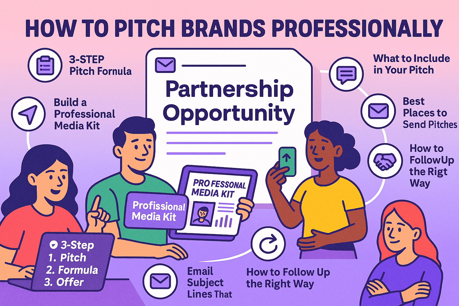 How to Pitch Brands Professionally