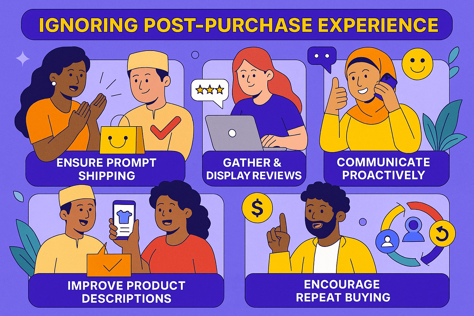 tiktok shop mistakes: Ignoring Post-Purchase Experience