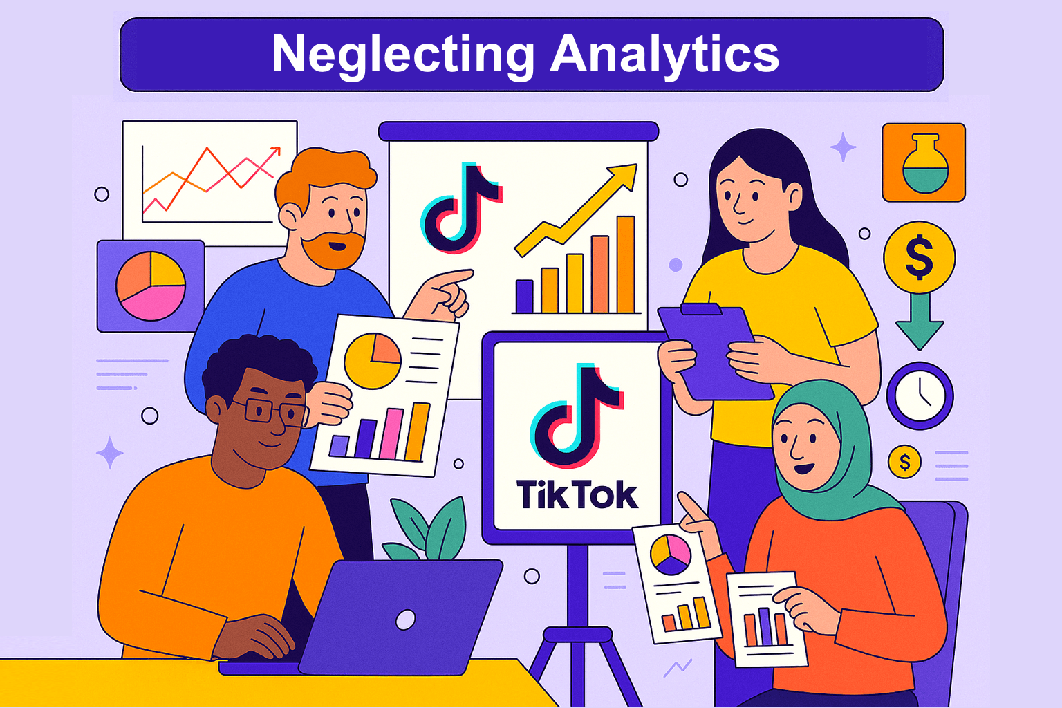 tiktok shop mistakes: Neglecting Analytics