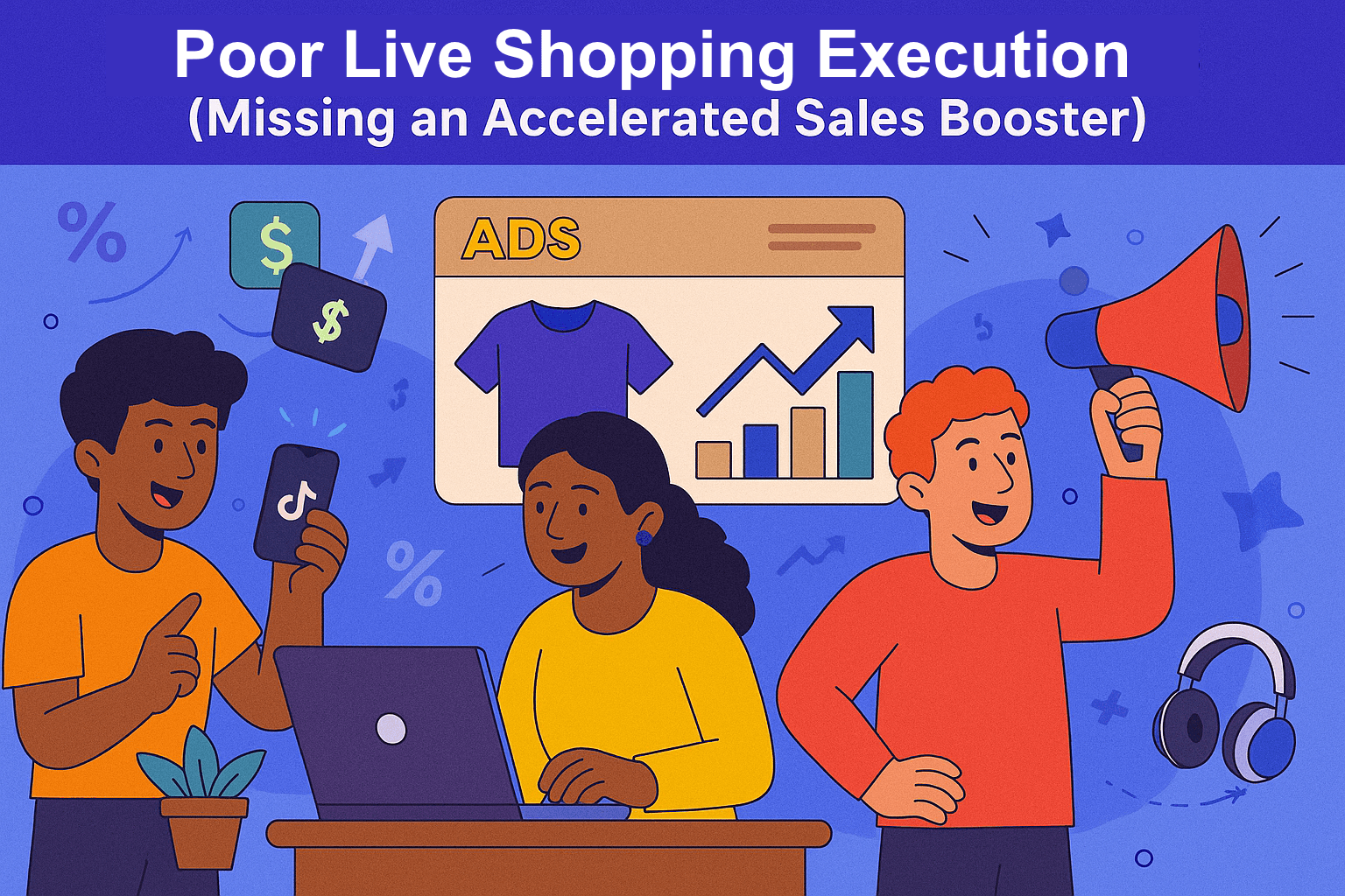 tiktok shop mistakes: Poor Live Shopping Execution