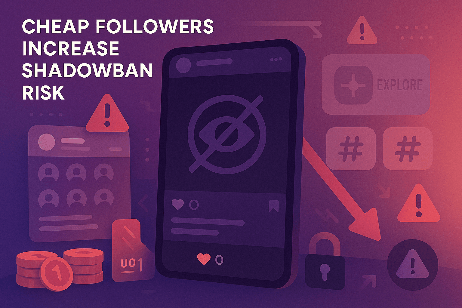 Many creators think shadowbans only happen from breaking Instagram’s community guidelines. In reality, one of the most common shadowban triggers in 2025–2026 is artificial or suspicious follower growth.