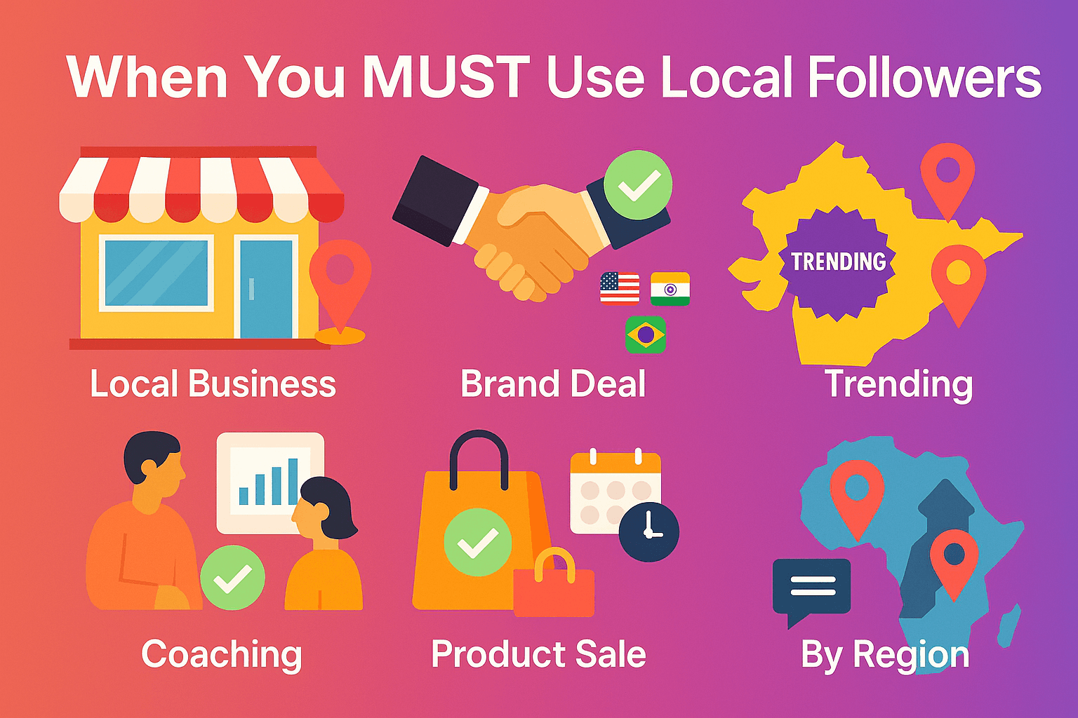 When You MUST Use Local Followers