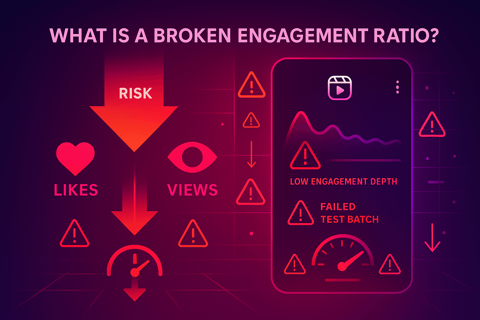 What Is a “Broken Engagement Ratio” in 2026。This means your like-to-view ratio, save-to-view ratio, and share-to-view ratio matter more than anything else. If these ratios fall below Instagram’s minimum thresholds, your content is judged as “low-relevance” and stops receiving distribution entirely.