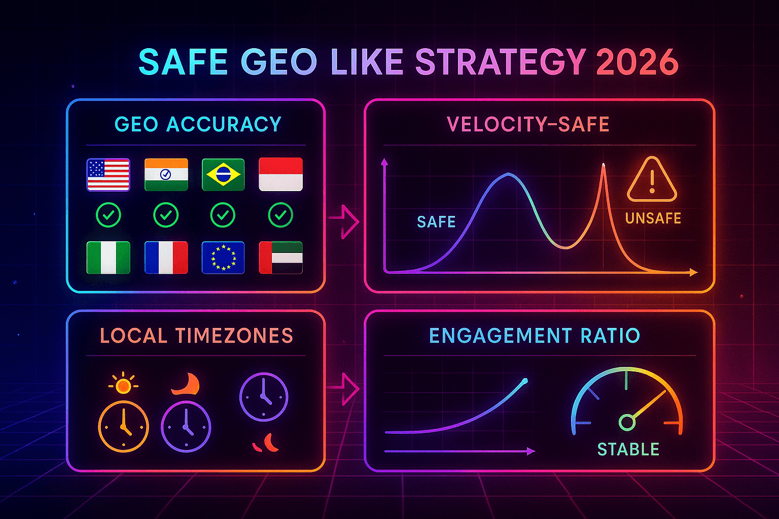 Buying GEO-matched Instagram likes works extremely well in 2026 — only if you follow a safe delivery strategy that aligns with Instagram’s updated velocity rules, trust-score framework, and regional engagement weighting.
