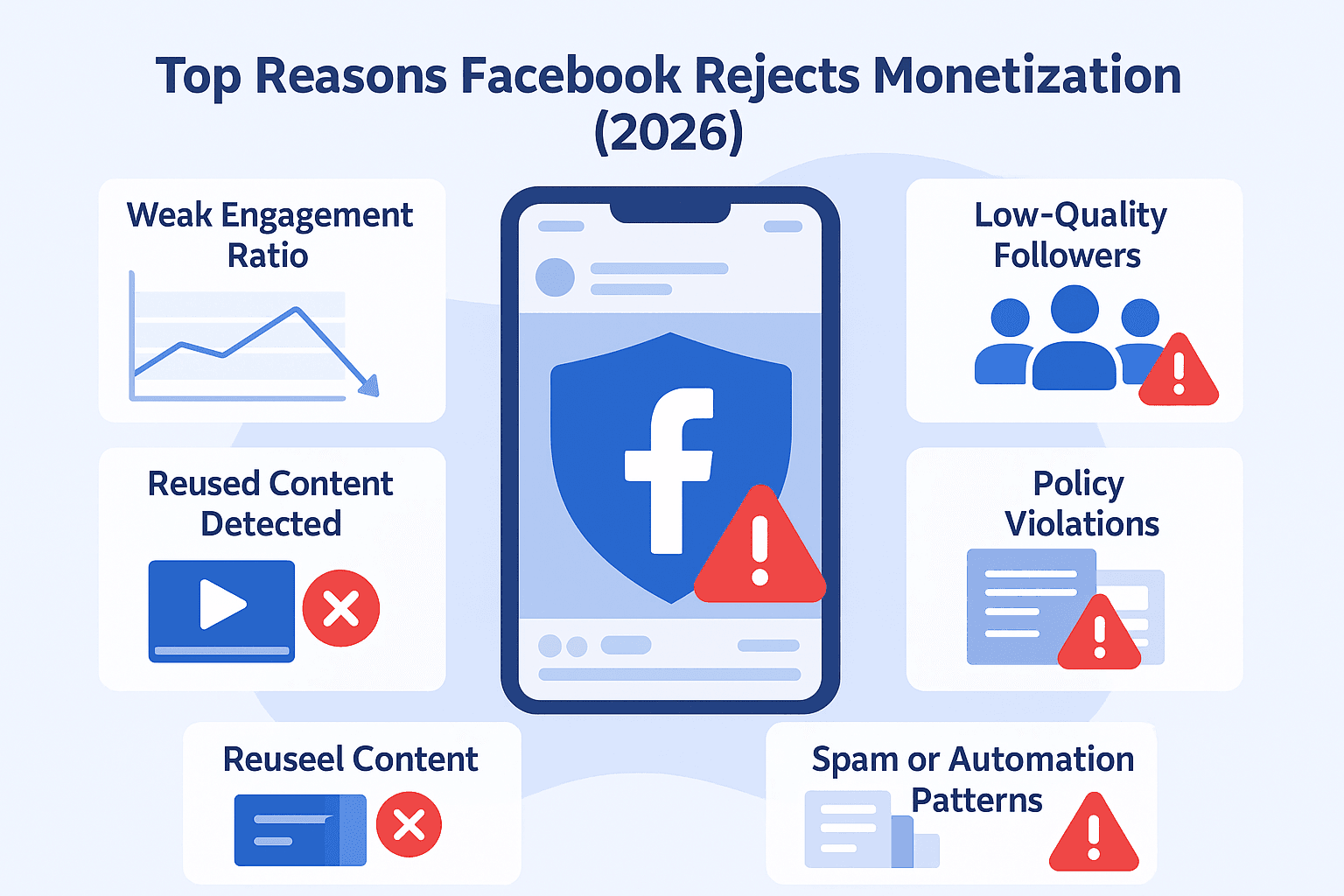 Top Monetization Rejection Reasons