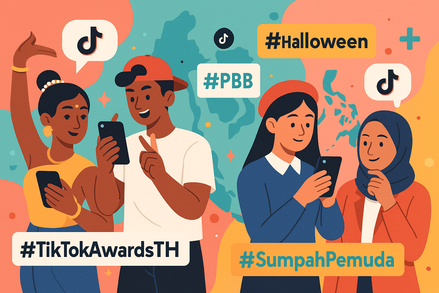 Indonesia Trending TikTok Hashtags November 2025