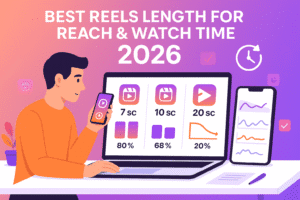 Best Reels Length for Reach & Watch Time 2026