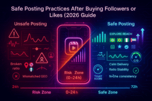 Safe Posting After Buying Followers or Likes