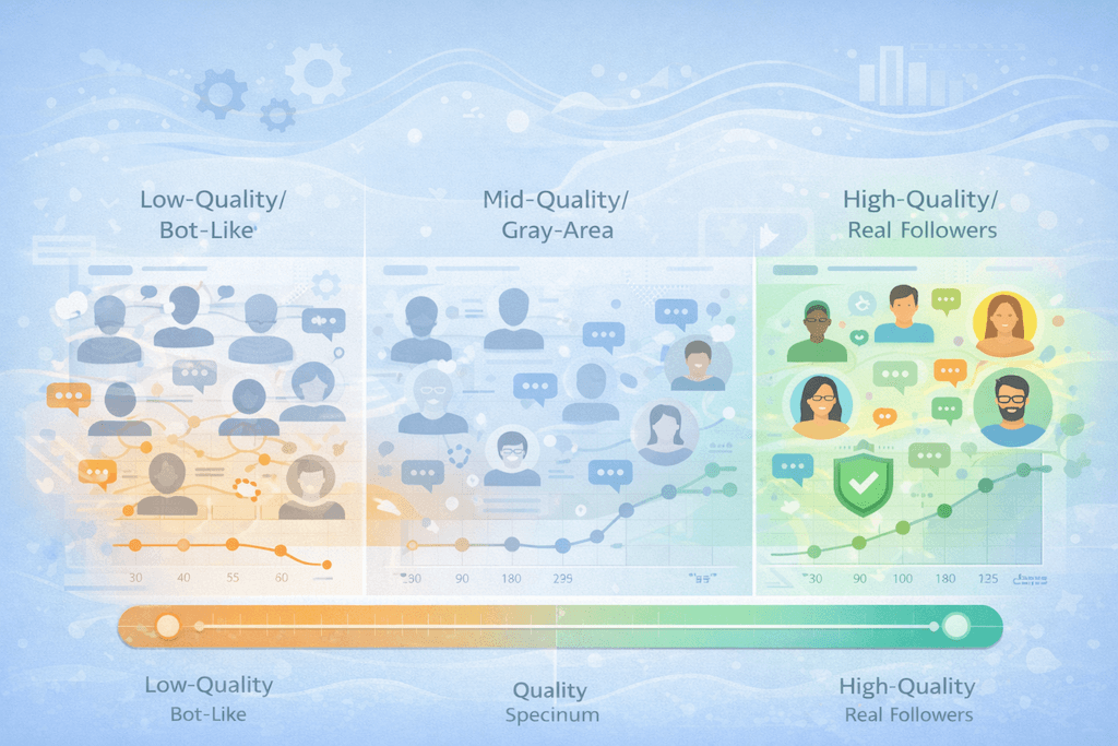 Real vs bot Facebook page followers—what’s the difference in 2026? Learn the quality signals that affect retention, credibility, and long-term growth.
