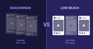TikTok Shadowban vs Low Distribution