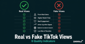 Real vs Fake TikTok Views